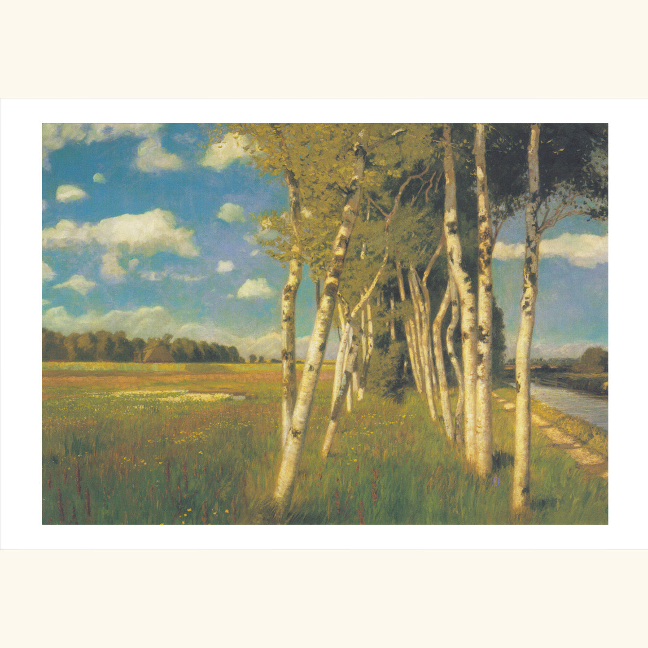 Hans am Ende - Sommertag - gr.Klappkarte 11-108