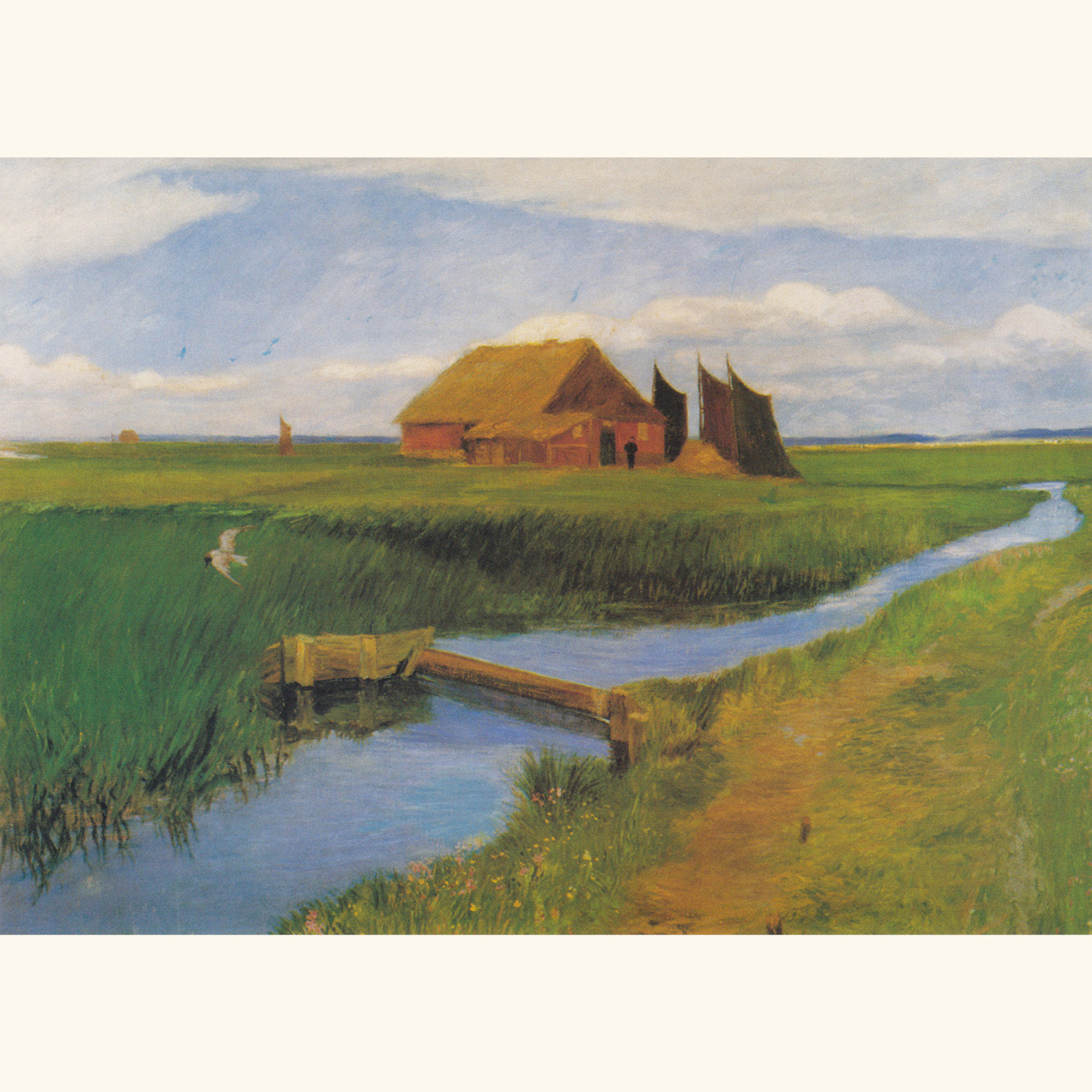 Fritz Mackensen - Hamme-Hütte - Postkarte 11