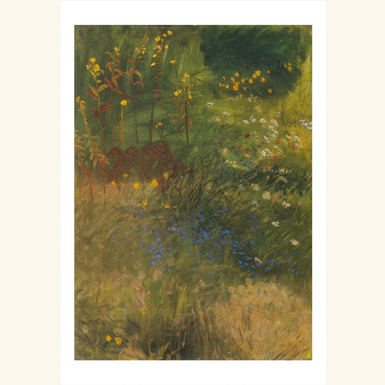 Otto Modersohn - Wiesengräser und Blumen - gr.Klappkarte 12-052