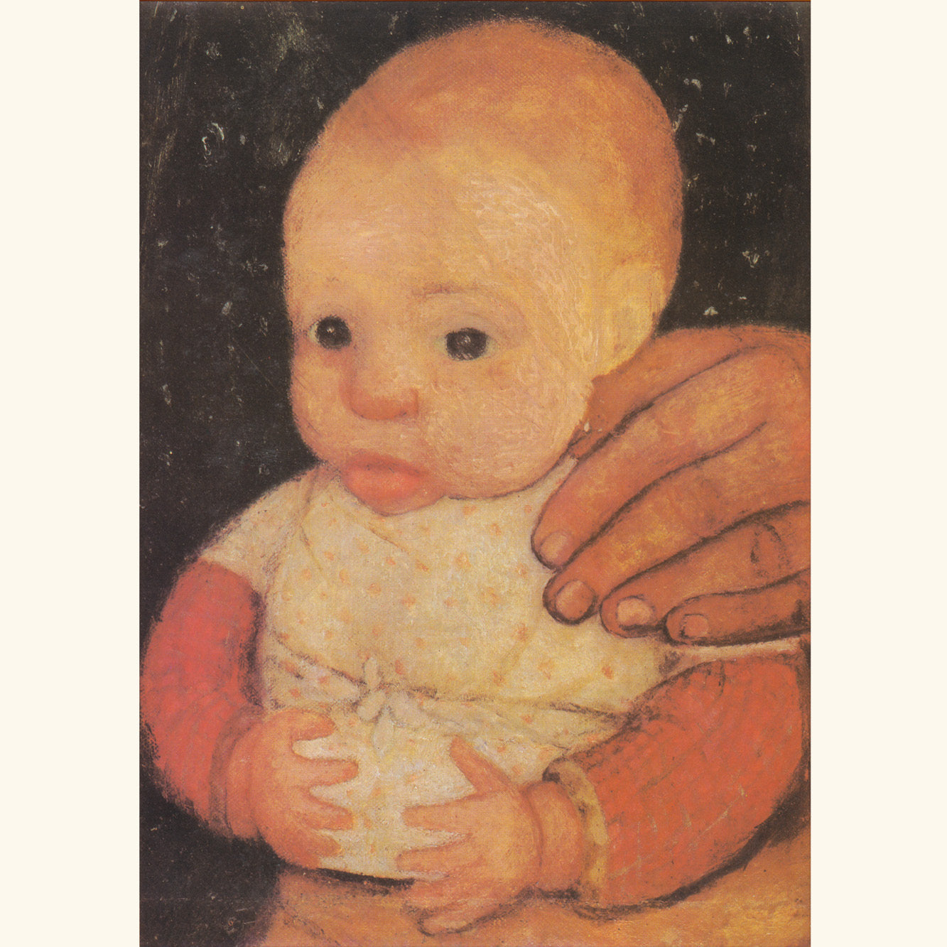 Paula Modersohn-Becker - Säugling an der Hand der Mutter - kl.Druck 123