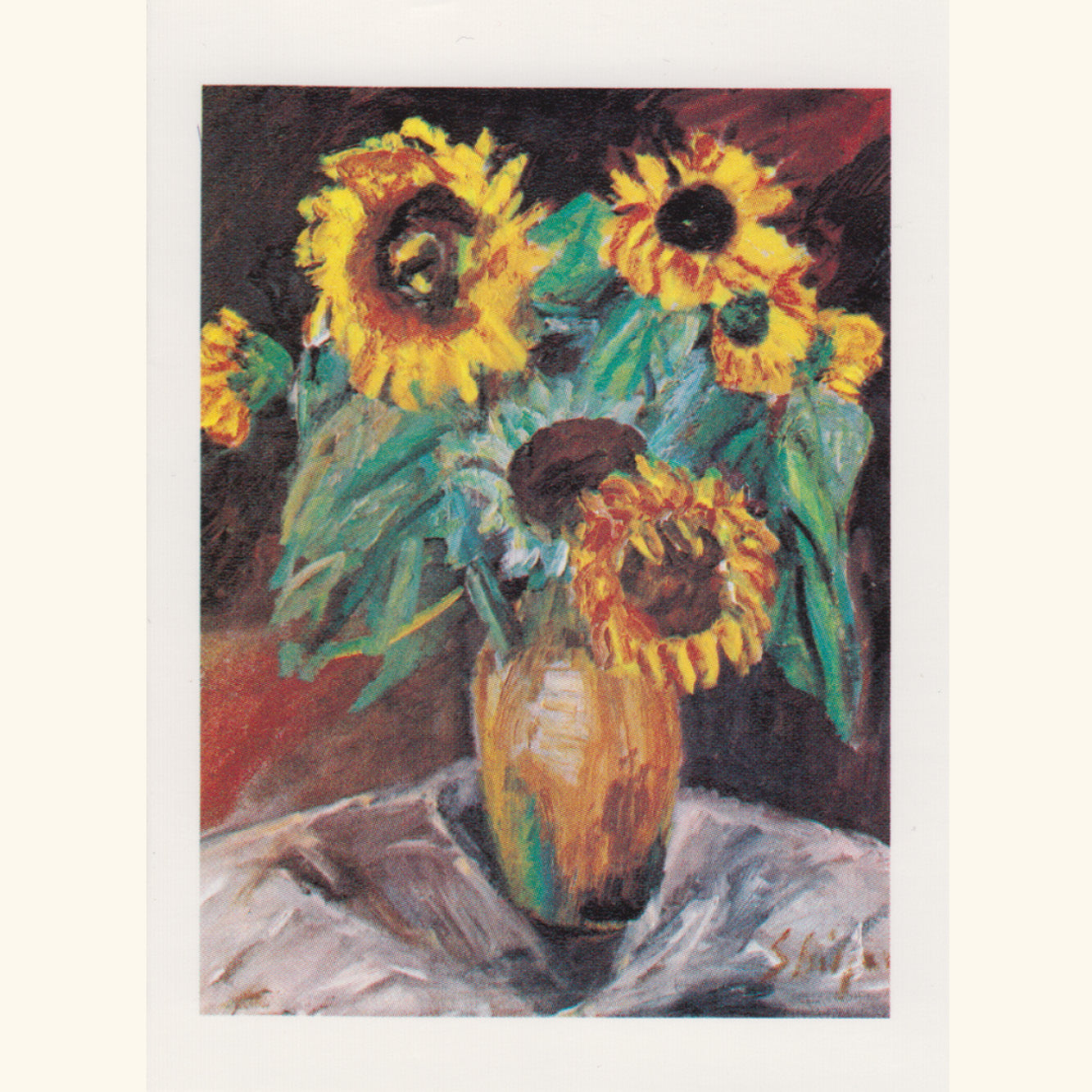 Sophie Bötjer-Mallet - Sonnenblumen - kl.Klappkarte 13-12