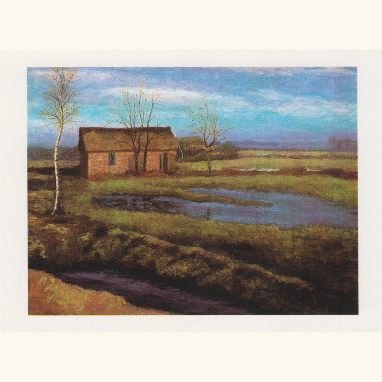 Emmy Meyer - Vorfrühling im Moor - kl.Klappkarte 13-20
