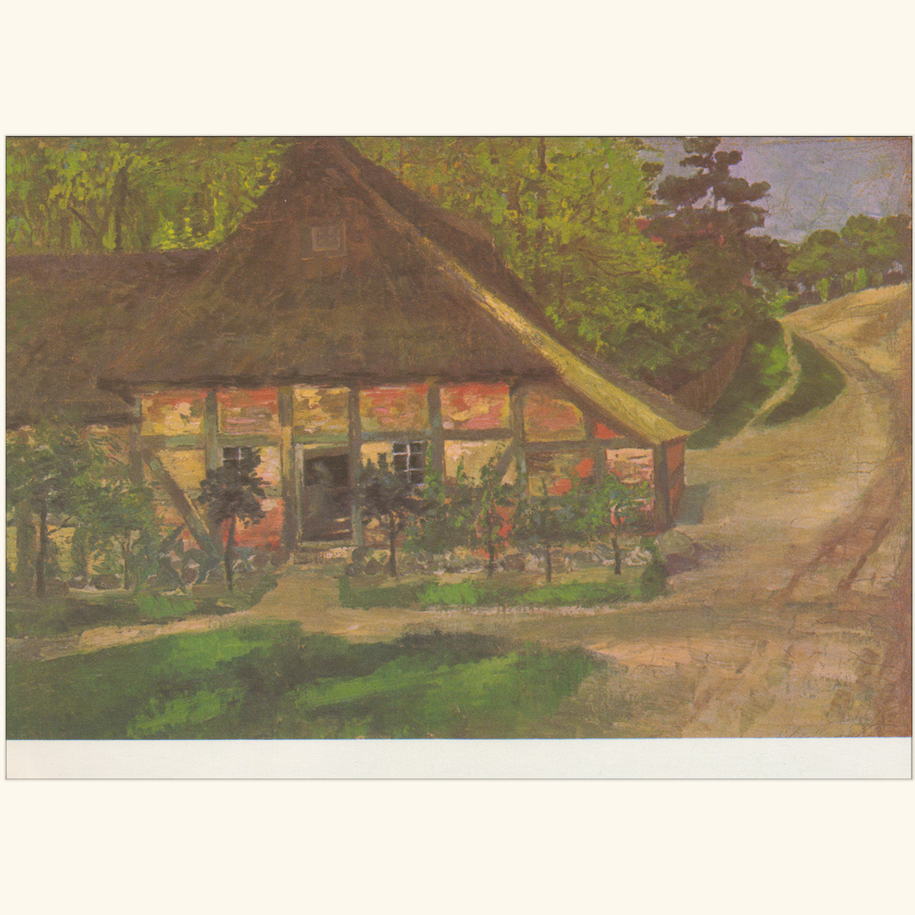 Fritz Overbeck - Die alte „Slottschün“ - Postkarte 171