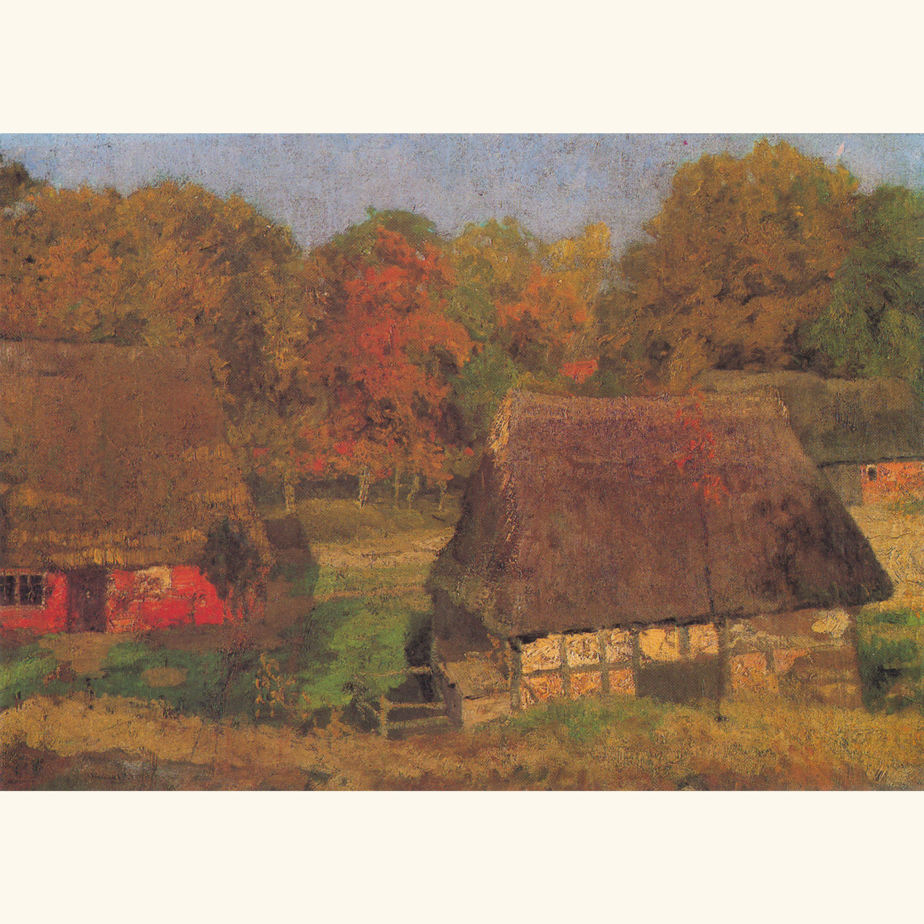 Fritz Overbeck - Aus Worpswede, um 1900 - Postkarte 186b