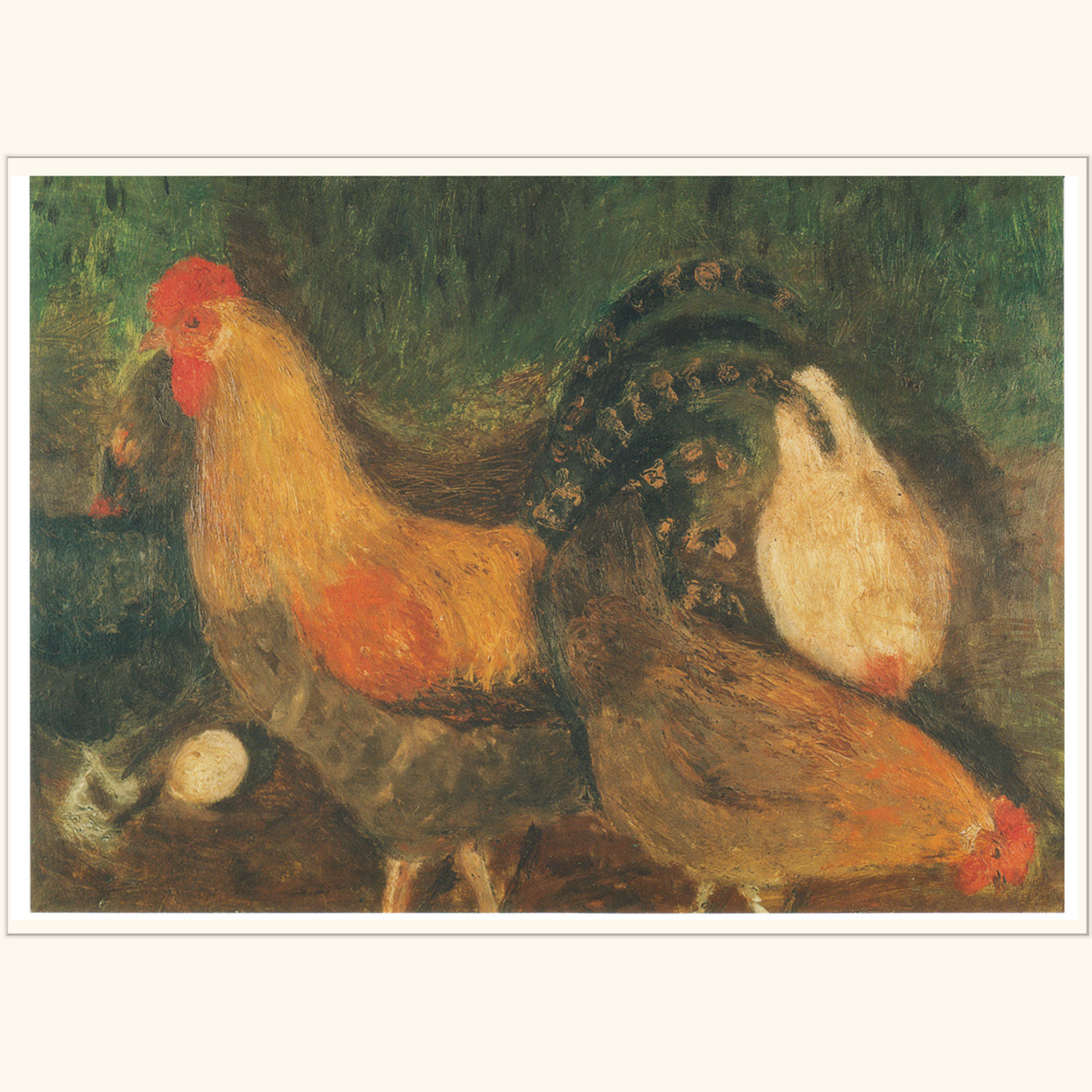 Paula Modersohn-Becker - Hühner - gr.Druck 242C