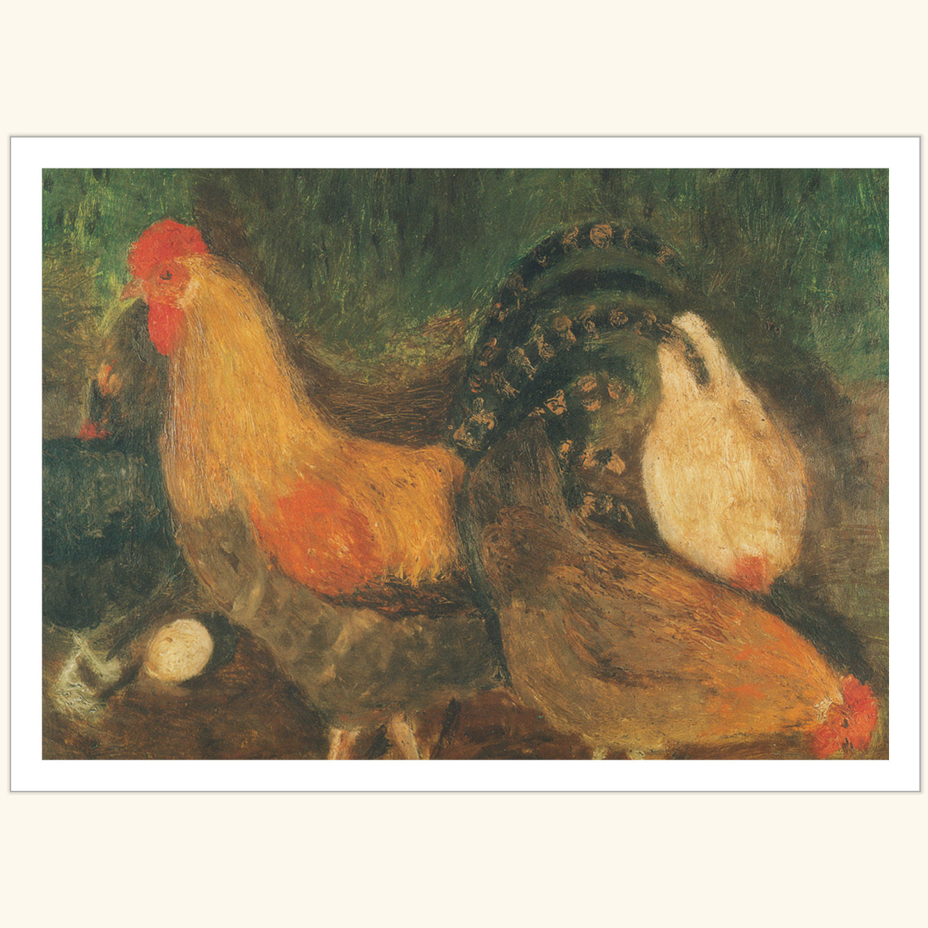 Paula Modersohn-Becker - Hühner- gr.Druck 248A