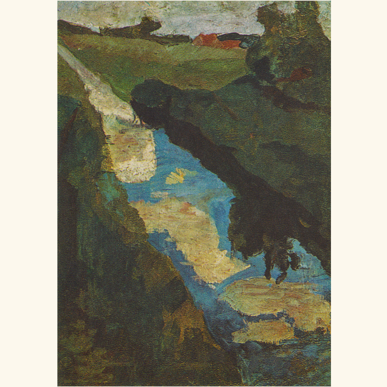 Paula Modersohn-Becker - Moorgraben, um 1902 - Postkarte 38b