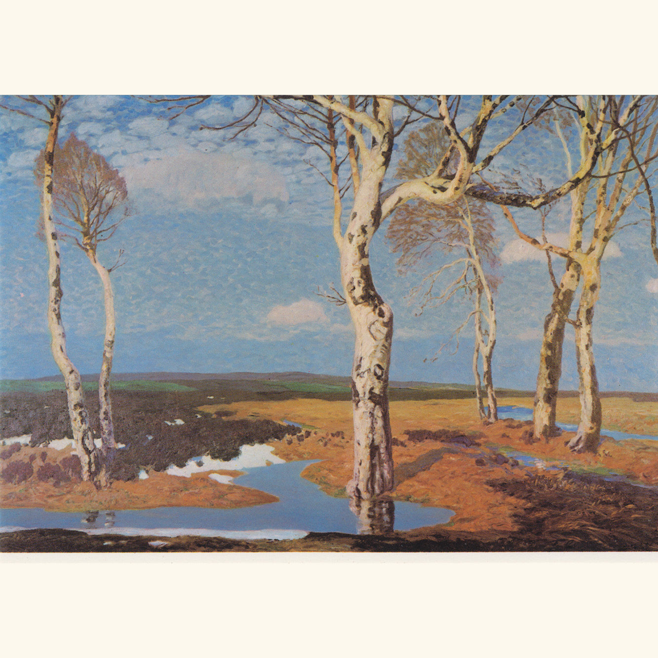 Fritz Overbeck - Birken bei Worpswede - Postkarte 540
