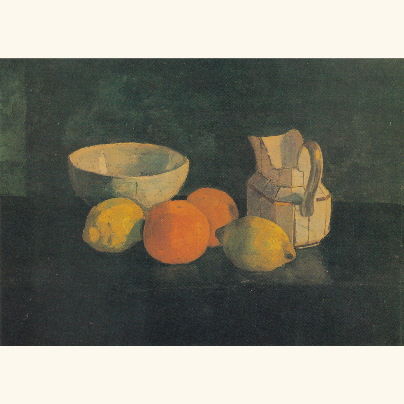 Paula Modersohn-Becker - Stillleben mit Milchkännchen und Apfelsinen, 1900 - Postkarte 638