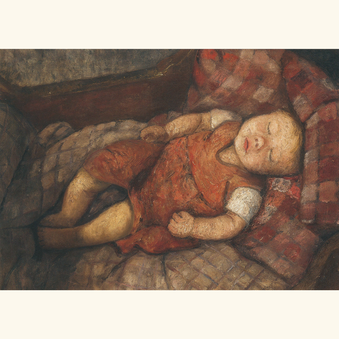 Paula Modersohn-Becker - Schlafendes Kind - Postkarte 640