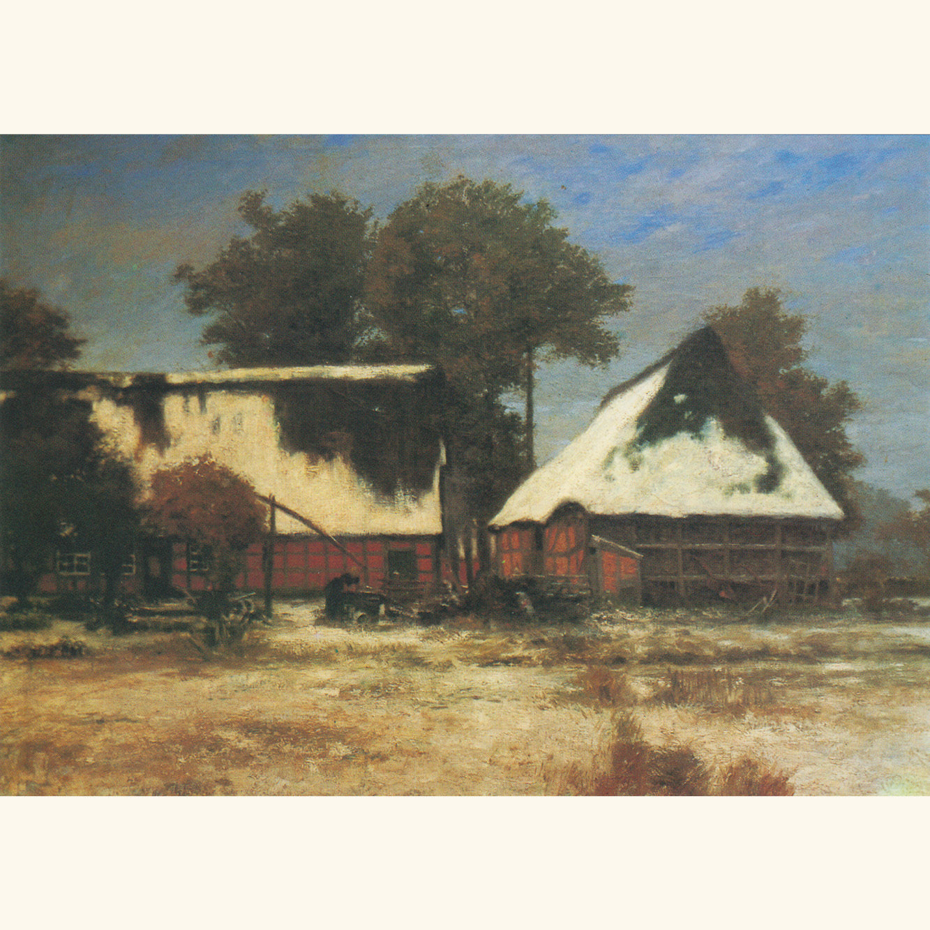 Hans am Ende - Erster Schnee - Postkarte 642