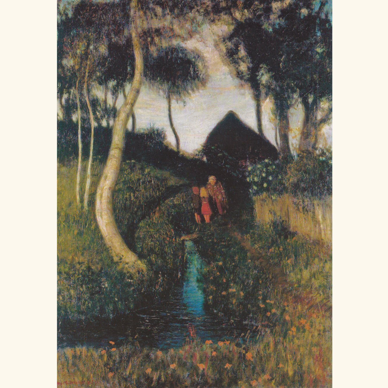 Otto Modersohn - Hänsel und Gretel - Postkarte 651