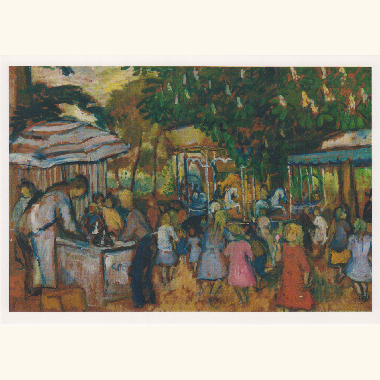 Lisel Oppel - Schützenfest in Worpswede - Postkarte 664