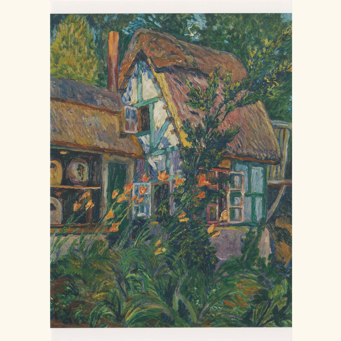 Heinrich Vogeler - Das Bienenhaus - Postkarte 683