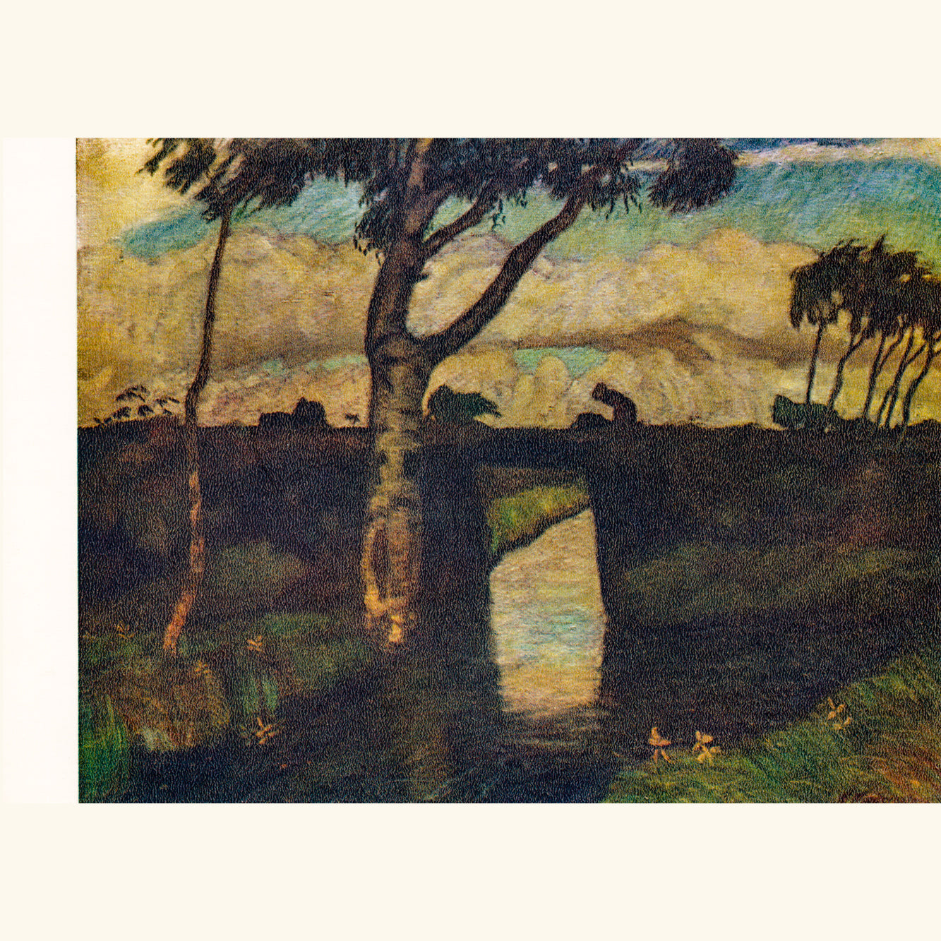 Otto Modersohn - Sturm im Teufelsmoor - Postkarte 7