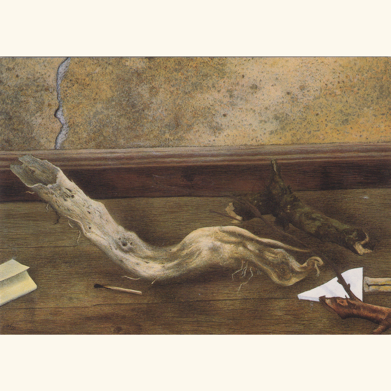 Richard Oelze - Stilleben mit Streichholz - Postkarte 729
