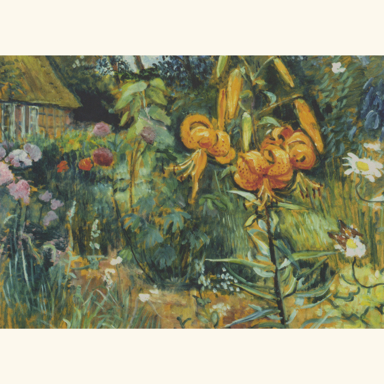 Lisel Oppel - Türkenlilie im Bauerngarten - Postkarte 759
