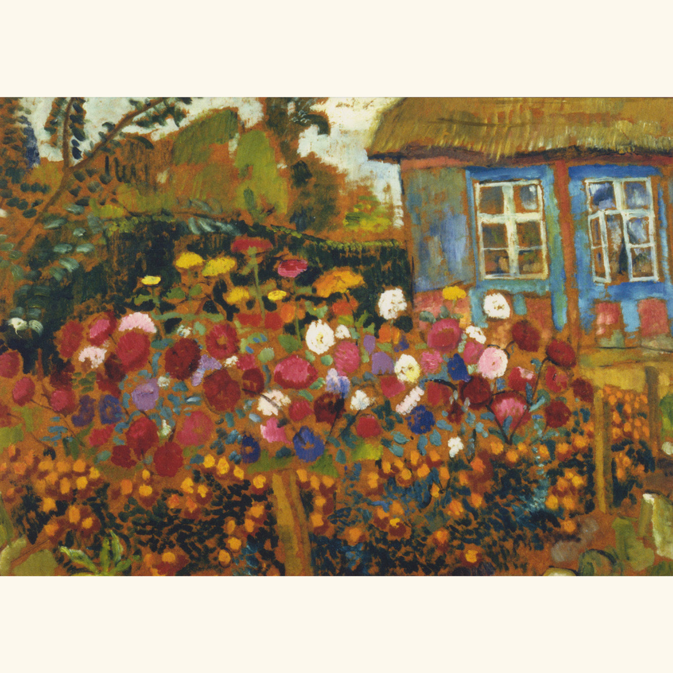 Lisel Oppel - Bauerngarten mit Astern - Postkarte 760