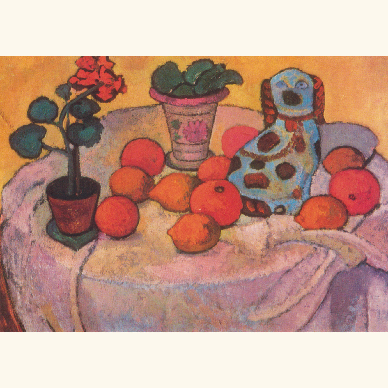 Paula Modersohn-Becker - Stillleben mit Steinguthund - Postkarte 78
