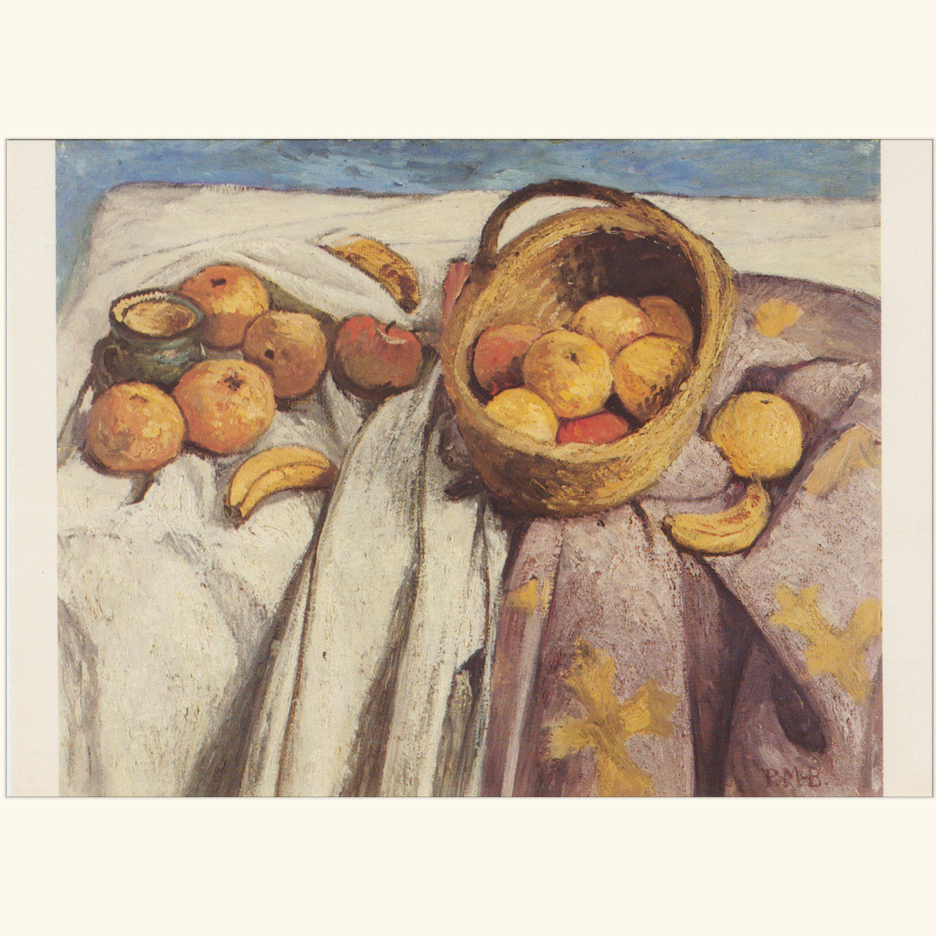 Paula Modersohn-Becker - Stillleben mit Früchten - Postkarte 80