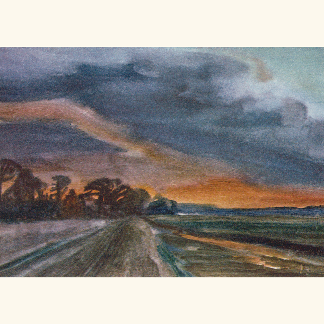 Christian Modersohn - Sturmwolken - Postkarte 99