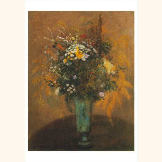 Otto Modersohn  - Feldblumenstrauß - gr.Klappkarte 12-035