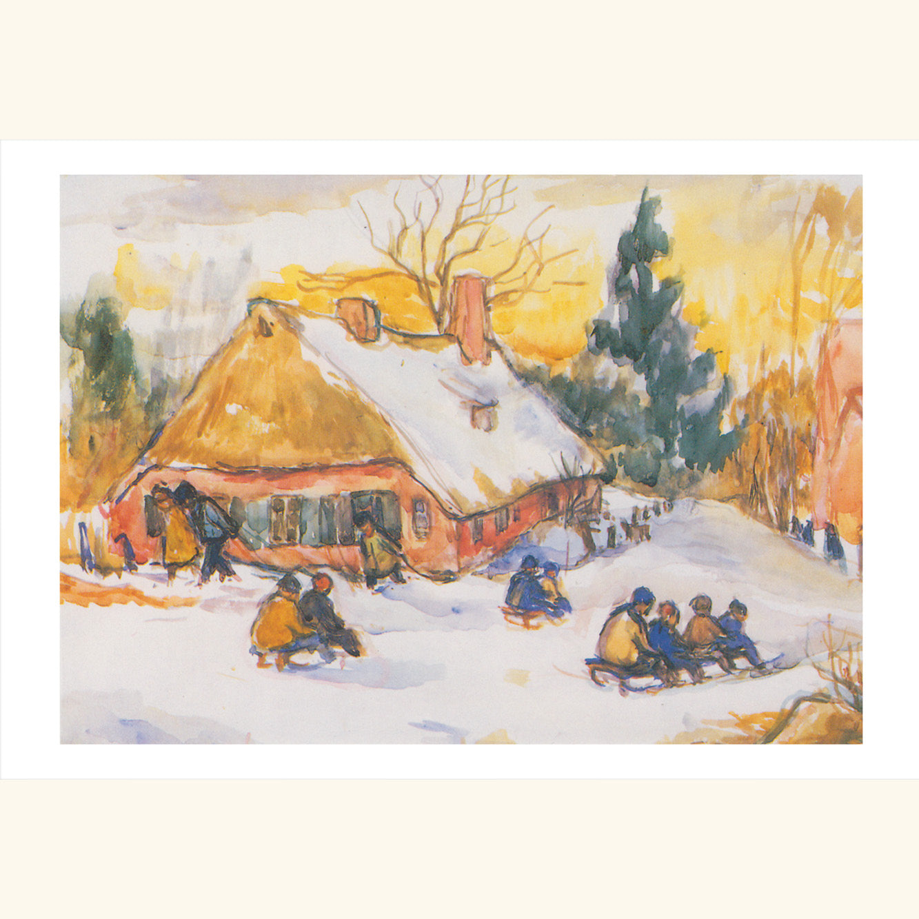 Lisel Oppel - Winterfreuden - gr.Klappkarte 12-042