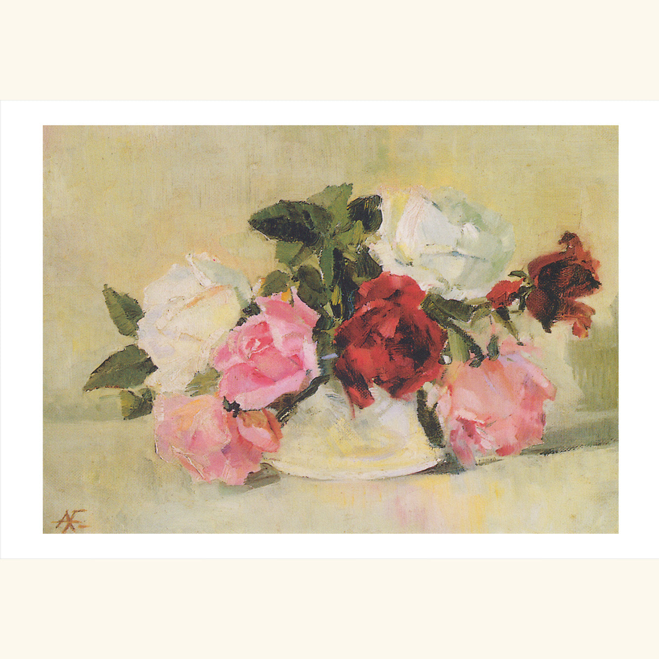 Anna Feldhusen - Rosen - gr.Klappkarte 12-046
