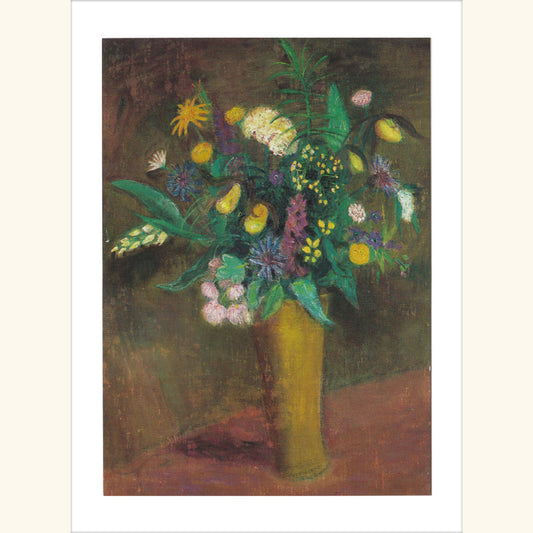 Otto Modersohn - Nächtlicher Gebirgsstrauß - kl. Klappkarte 13-17