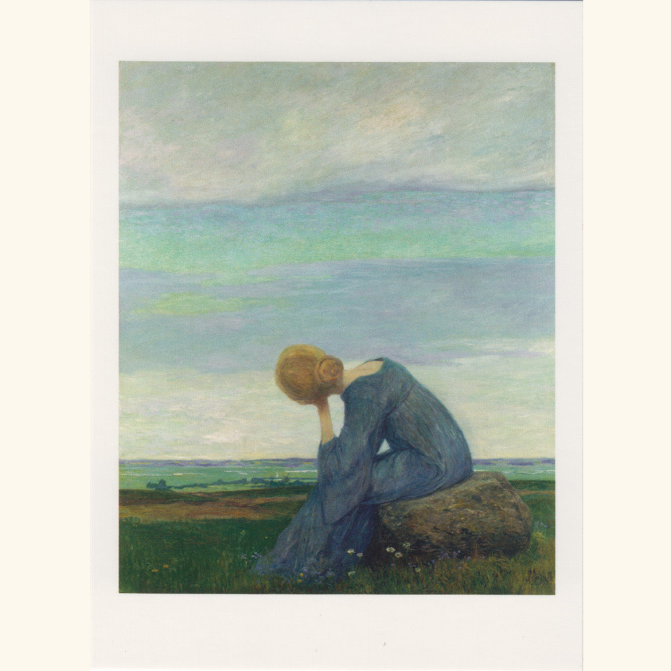 Heinrich Vogeler - Träumerei - kl.Klappkarte 13-33