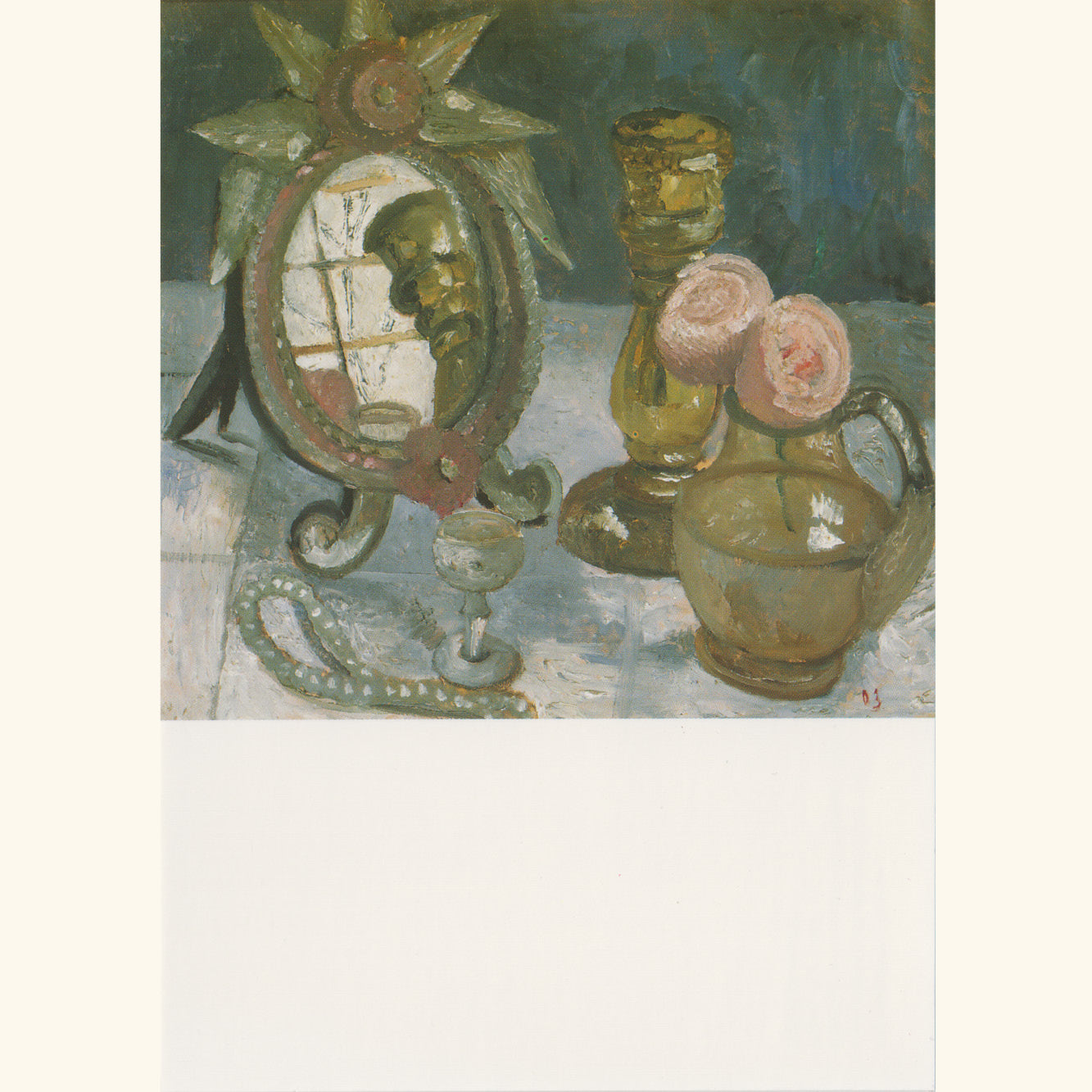 Paula Modersohn-Becker - Stillleben mit venezianischem Spiegel - Postkarte 134