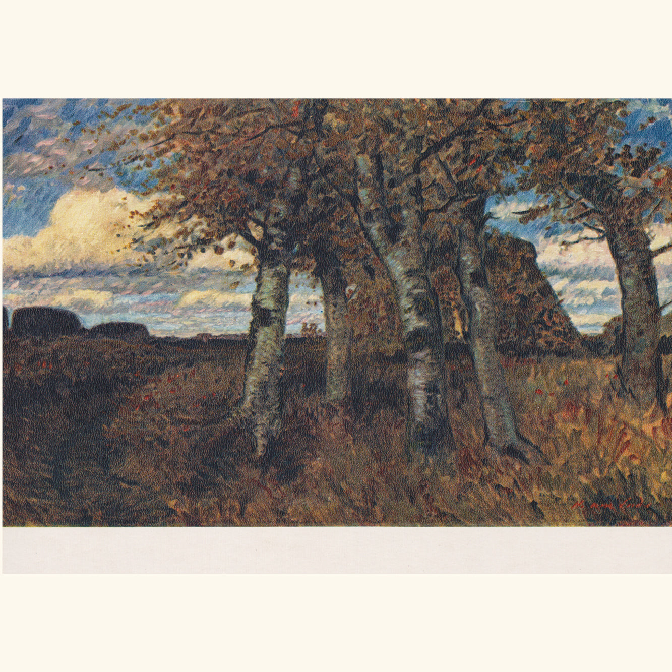 Hans am Ende - Im Teufelsmoor - Postkarte 13b