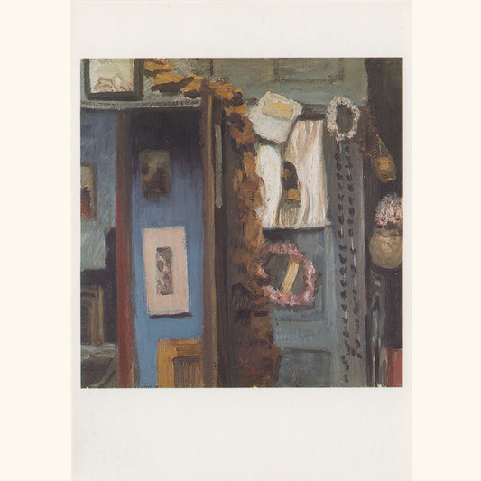 Otto Modersohn - Durchblick in der Worpsweder Wohnung - Postkarte 145