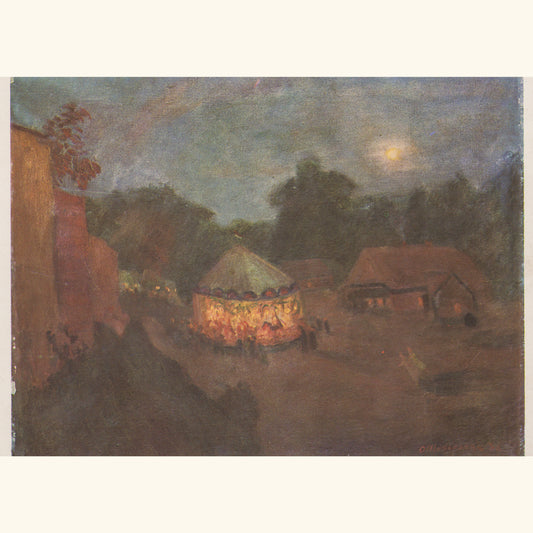 Otto Modersohn - Schützenfest in Worpswede - Postkarte 159