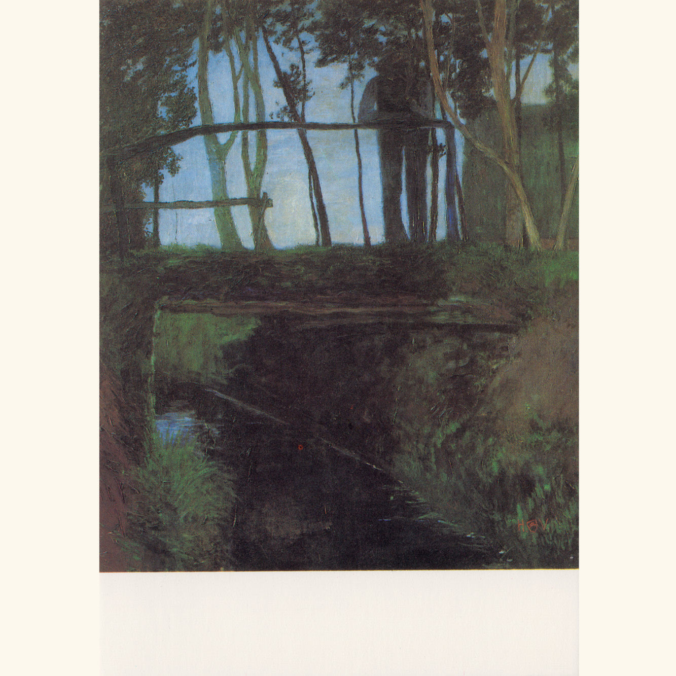 Heinrich Vogeler - Dämmerung - Postkarte 19