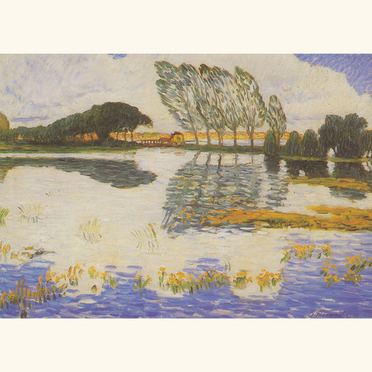 Otto Modersohn - Postkutsche nach Fischerhude - Postkarte 199
