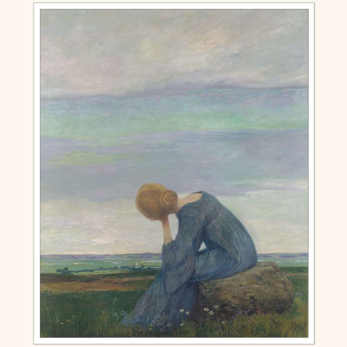 Heinrich Vogeler - Träumerei, 1906 - gr.Druck 209E