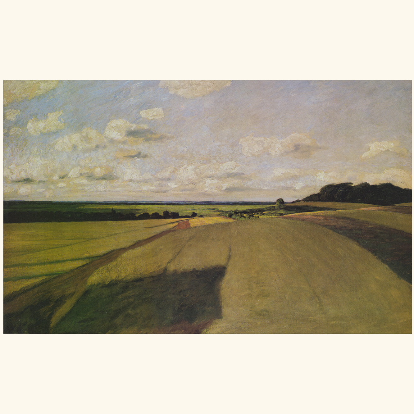 Hans am Ende - Weyerberg mit Sommerwolken - gr.Druck 259C