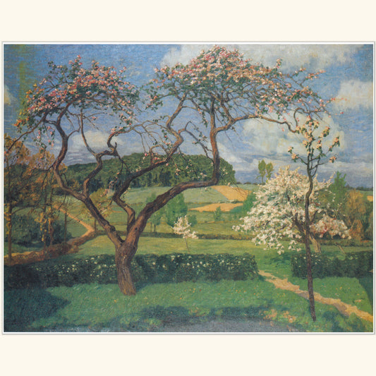 Fritz Overbeck - Blühende Obstbäume - gr.Druck 262C