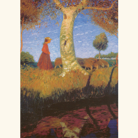 Otto Modersohn - Sonniger Herbsttag - Postkarte 34