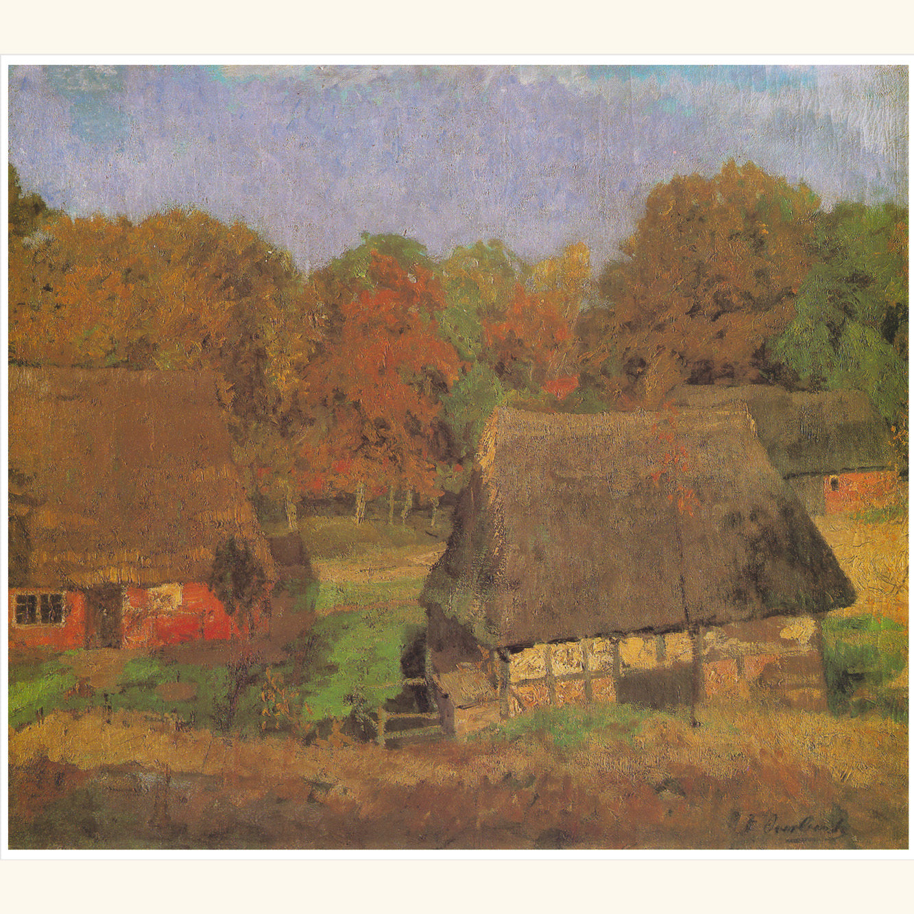 Fritz Overbeck - Aus Worpswede - kl.Druck 415
