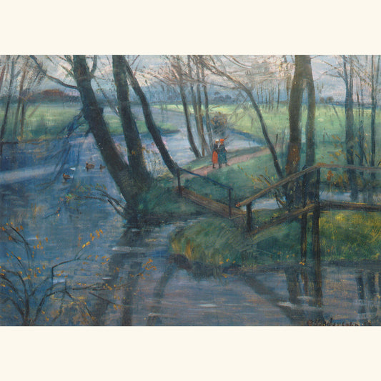 Otto Modersohn - Wümme (Bredmann) - Postkarte 42