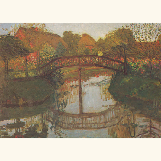 Otto Modersohn - Bauerngarten, um 1908 - Postkarte 563