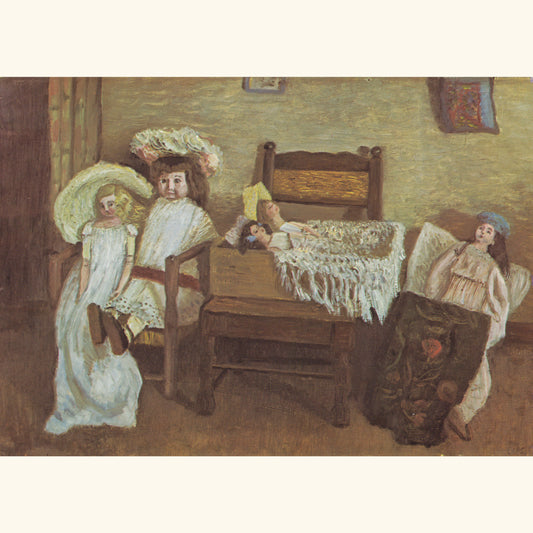 Otto Modersohn - Elsbeths Puppen - Postkarte 565