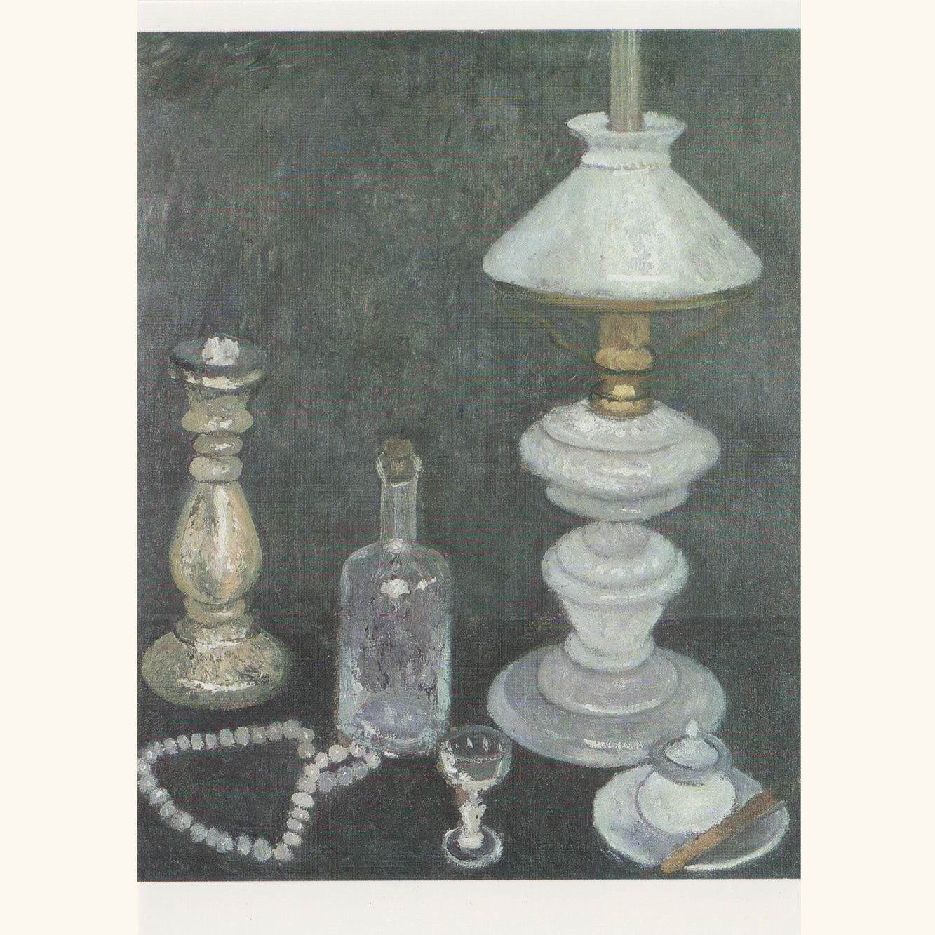 Paula Modersohn-Becker - Stilleben mit weißer Lampe - Postkarte 567
