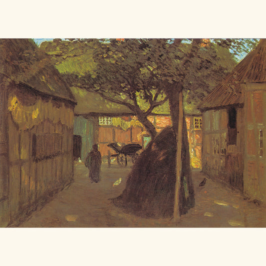 Otto Modersohn - Sonniger Hofplatz, 1908 - Postkarte 581