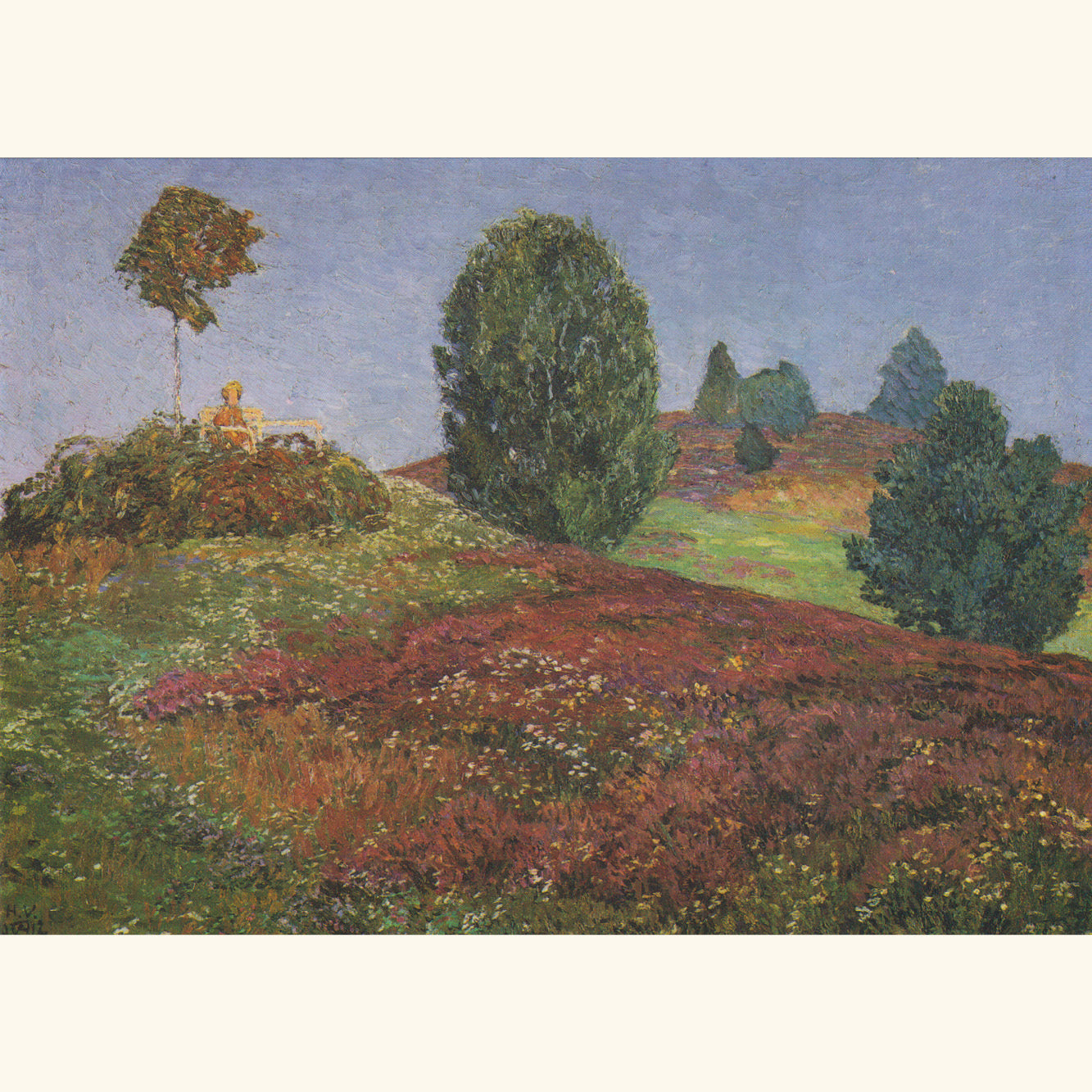 Heinrich Vogeler - Weyerberg um die Jahrhundertwende - Postkarte 584