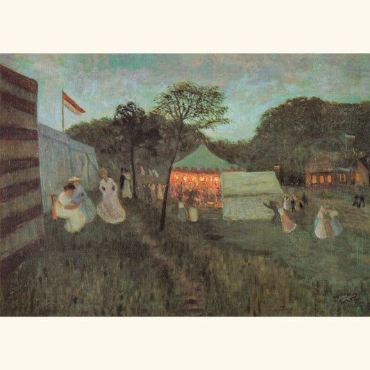 Otto Modersohn - Schützenfest in Worpswede, 1904 - Postkarte 598