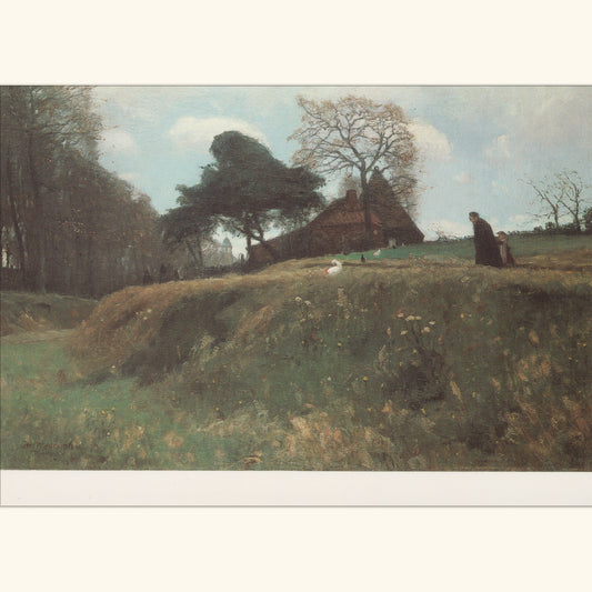 Otto Modersohn - Haus unter Föhren - Postkarte 602