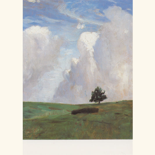 Otto Modersohn - Wolkengebirge, um 1890 - Postkarte 606